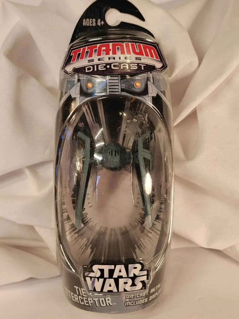 NEW IN BOX Titanium Series STAR WARS Tie Interceptor Die Cast Metal